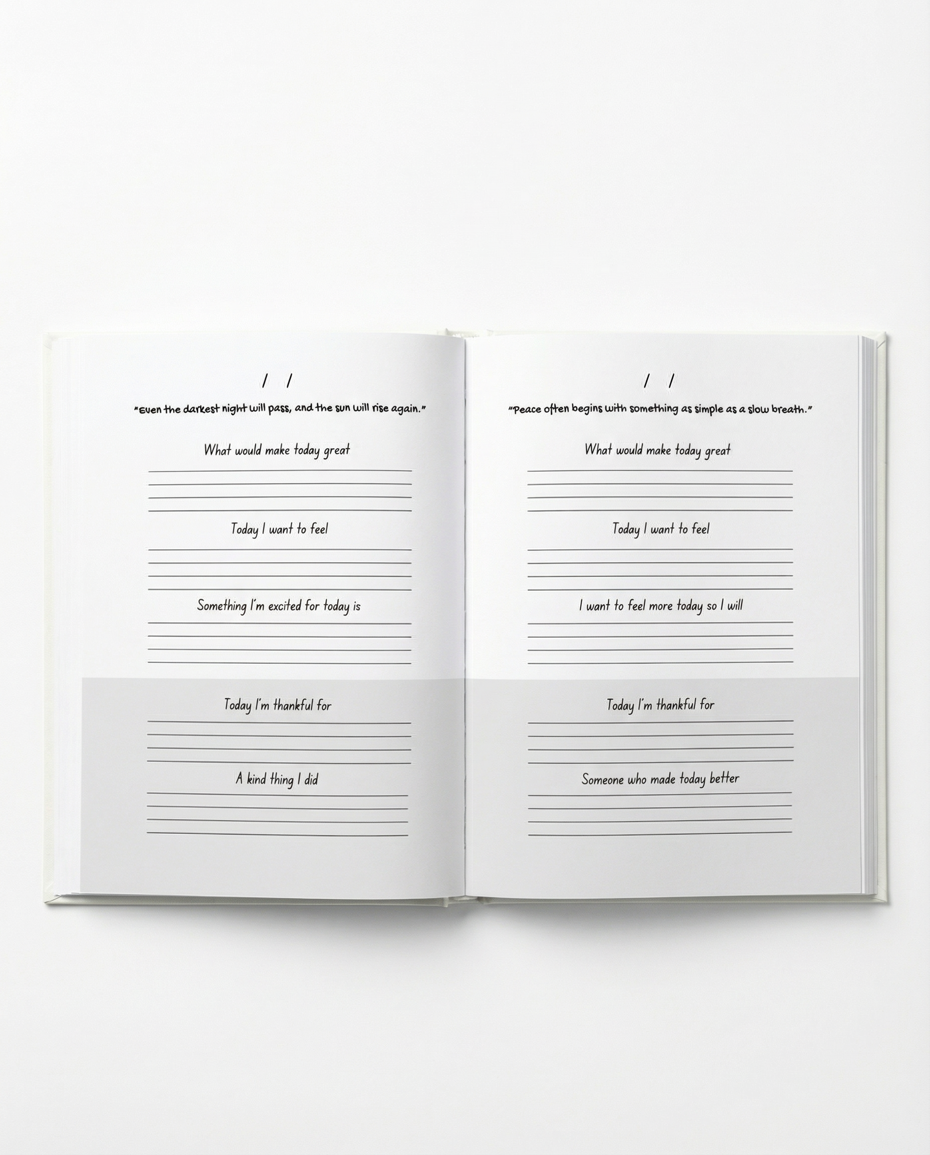 Just A Moment - Daily Journal